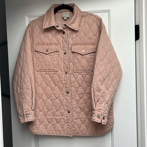 Joie quilted shirt jacket
